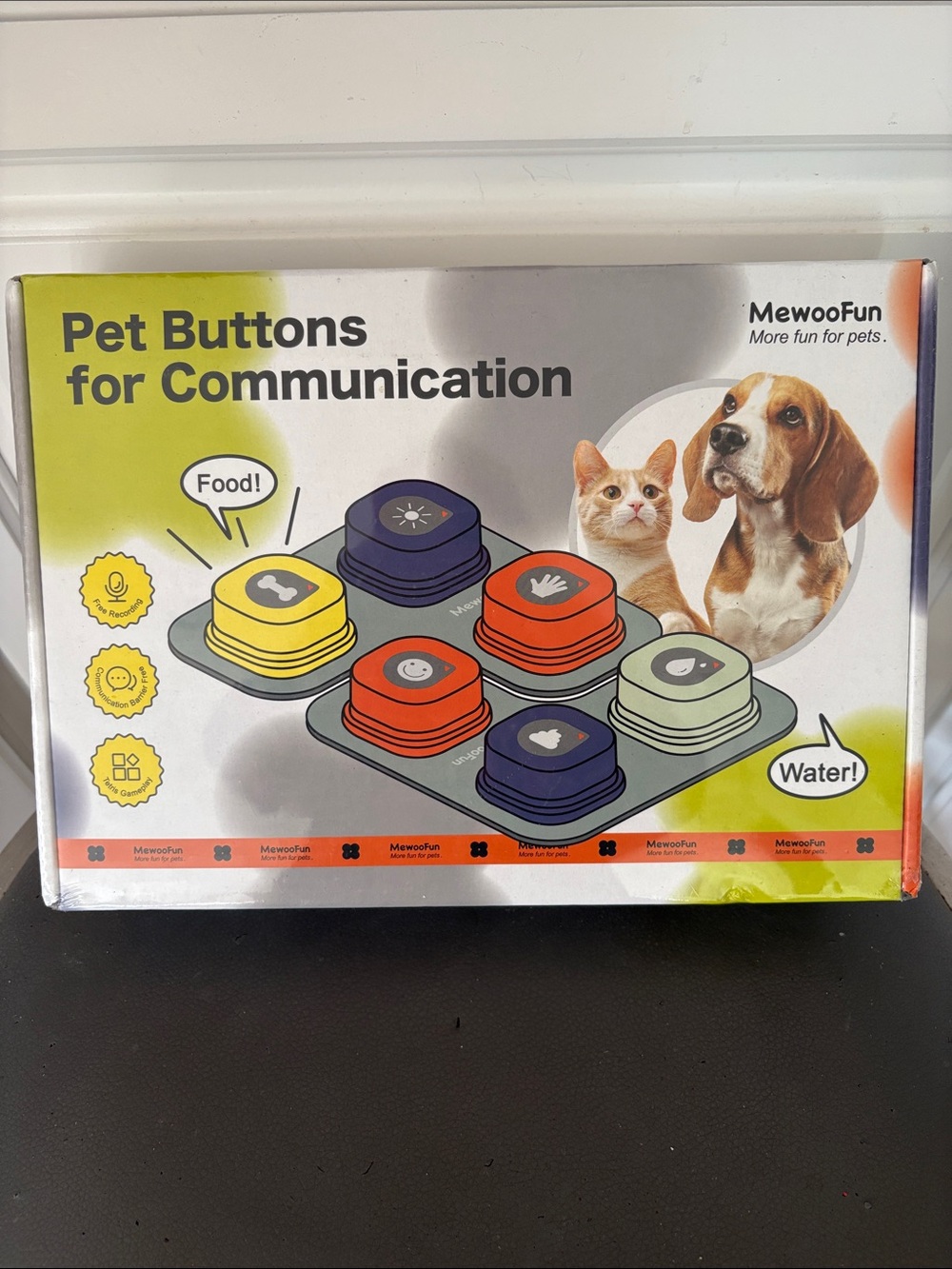MewooFun Pet Buttons for Communication - Multi Color Set